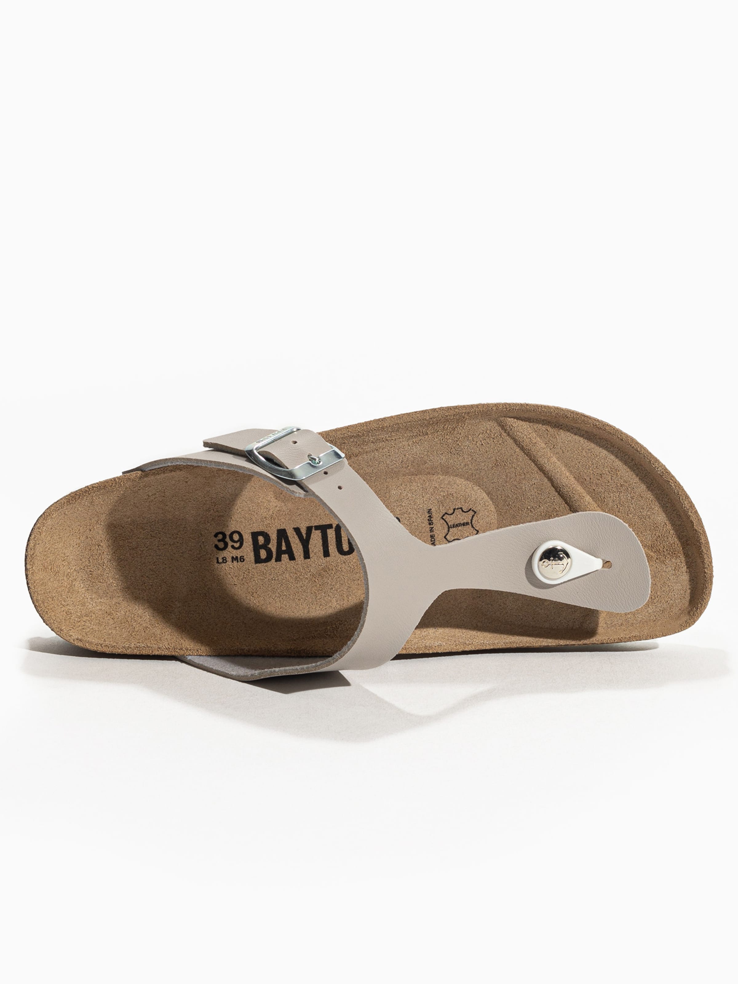 Bayton Босоножки через палец 'MELIA' в Серый