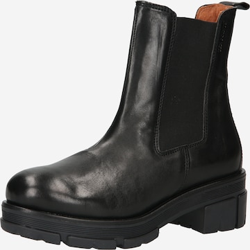 Ten Points - Botas Chelsea 'CECILIA' en negro: frente