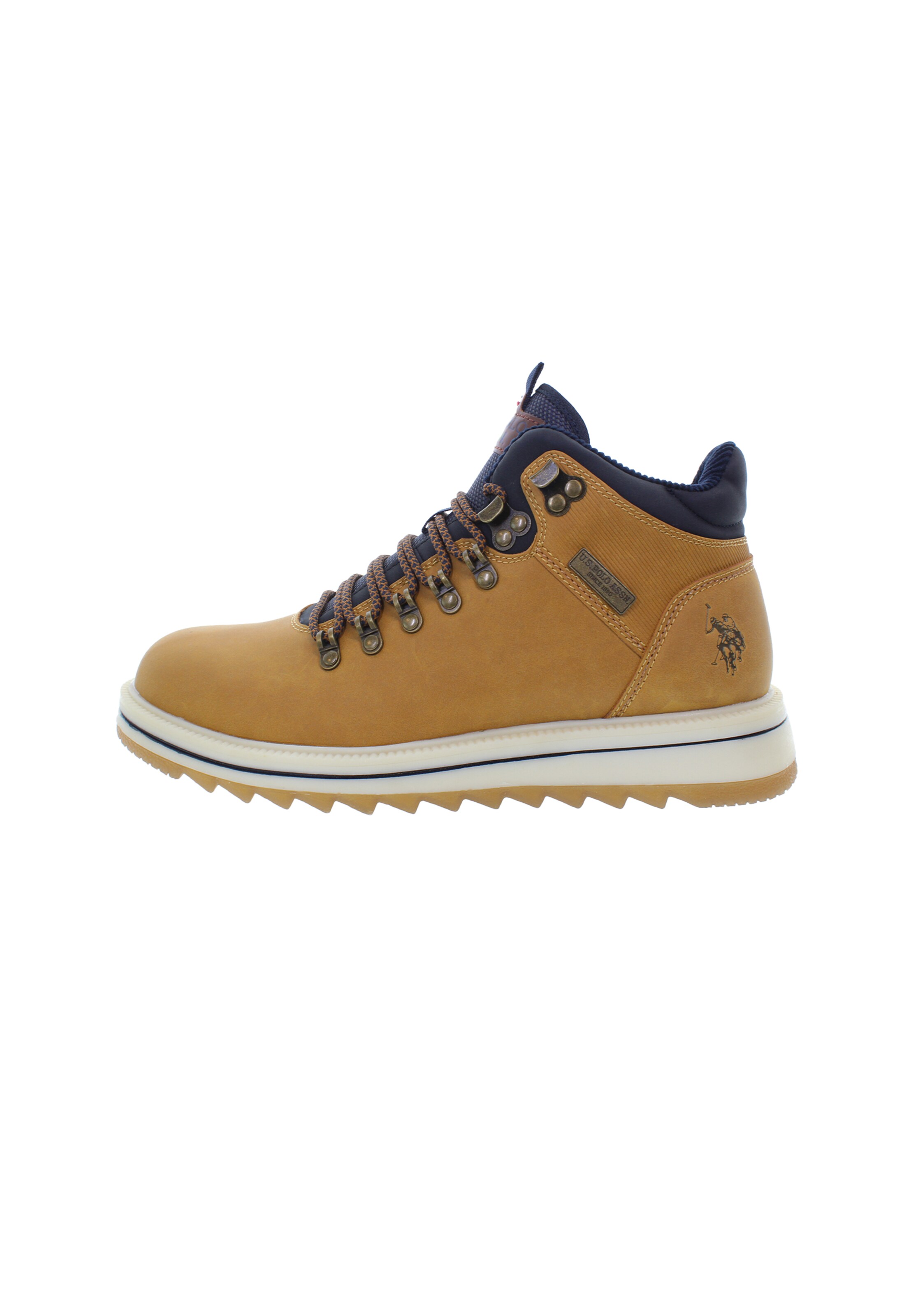 U.S. POLO ASSN. Veterboots 'Viking' in Bruin: voorkant