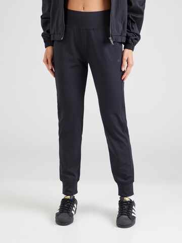 Champion Authentic Athletic Apparel Tapered Sporthose in Schwarz: Vorderseite