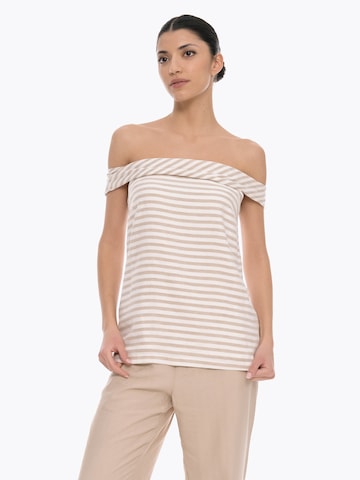 T-shirt 'Ring' 4TAILORS en beige