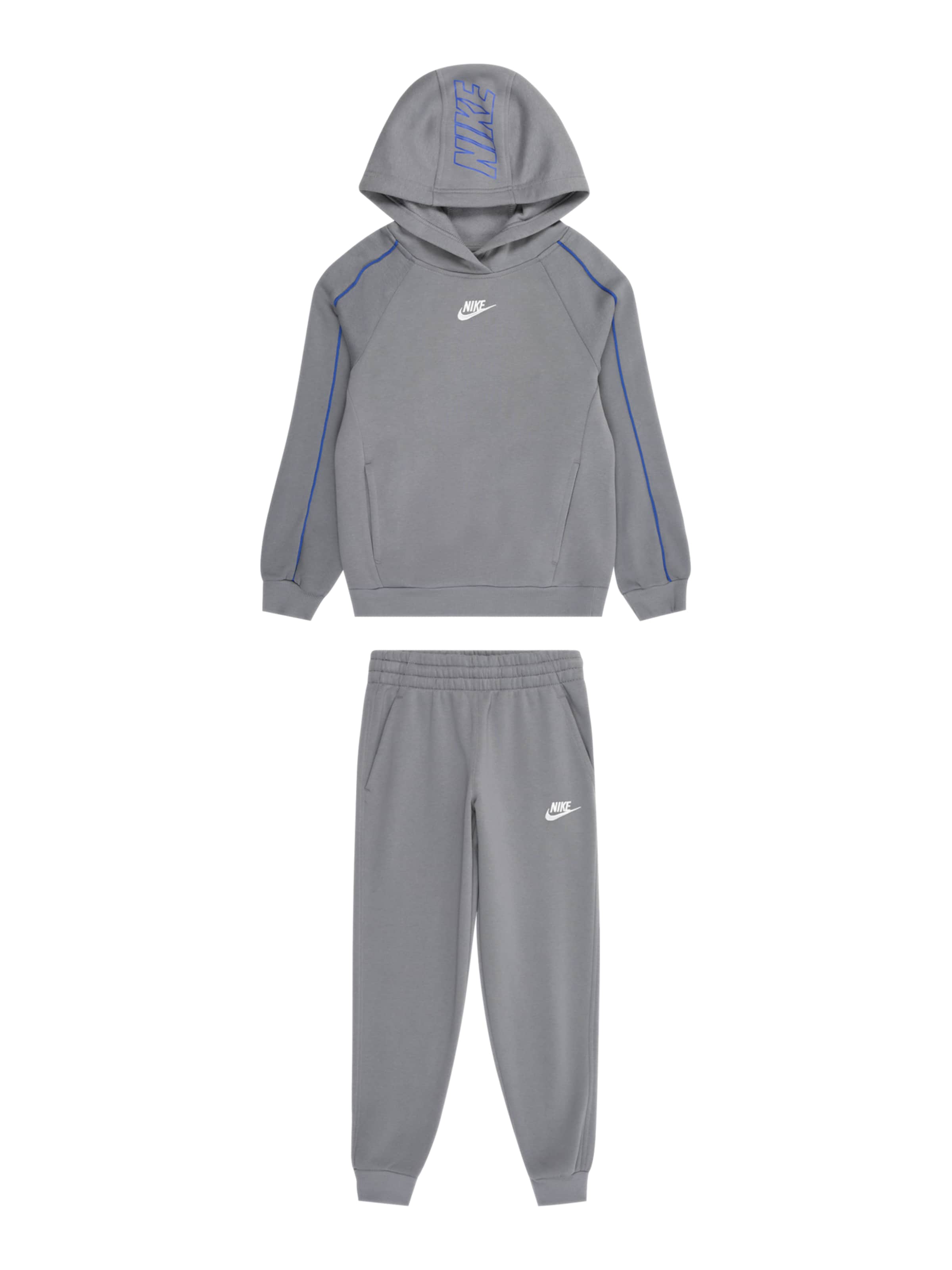 Nike Sportswear Joggingová souprava 'CLUB FLC' – šedá: přední strana