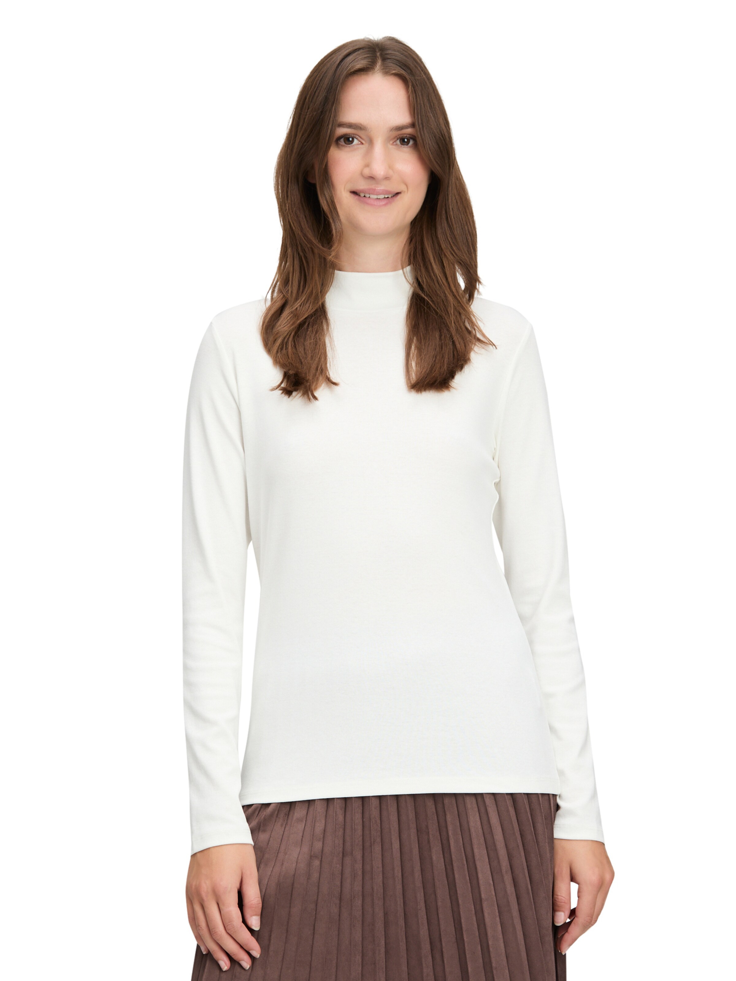 Cartoon Shirt in White: front