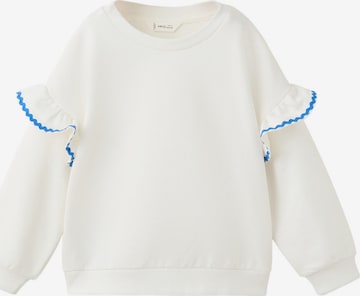 MANGO KIDS Collegepaita värissä valkoinen: etupuoli