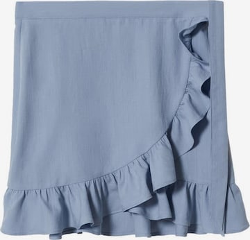 MANGO TEEN Skirt 'Pad' in Blue: front