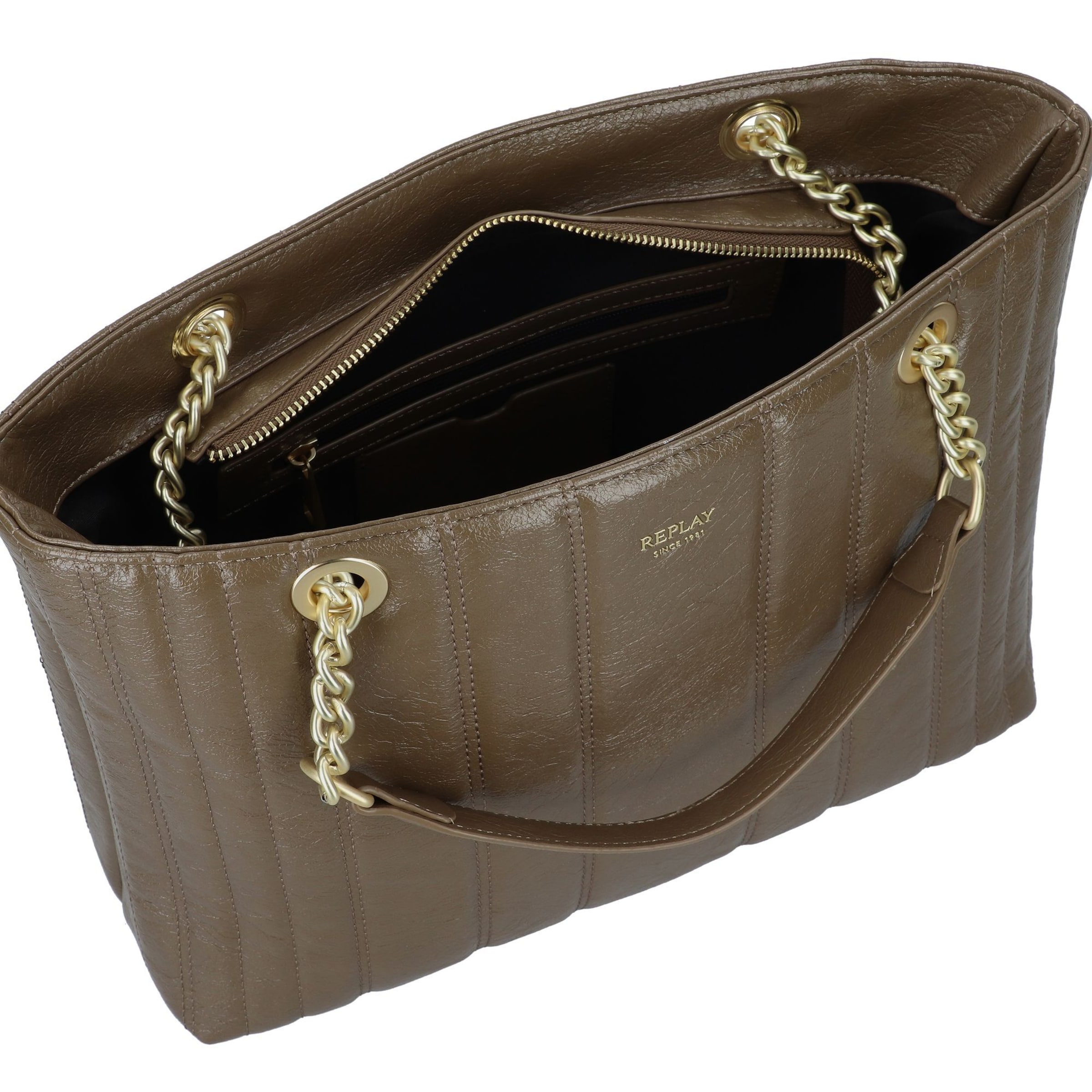 Borsa a spalla di REPLAY in marrone