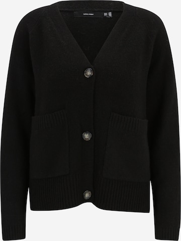 Vero Moda Tall Neuletakki 'VMBOOM' värissä musta: etupuoli