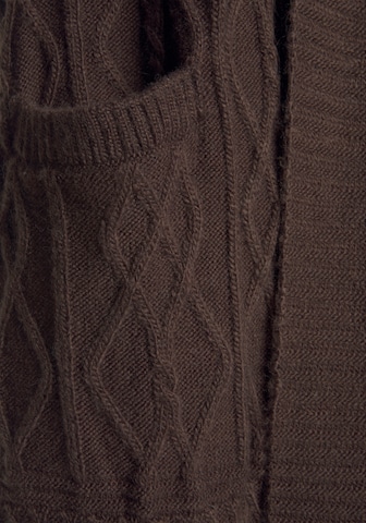 LASCANA Knit Cardigan in Brown