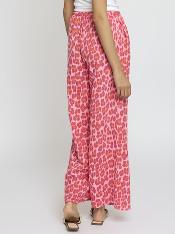 Wide Leg Pantalon 'Patriciaa' Lilavie en rose