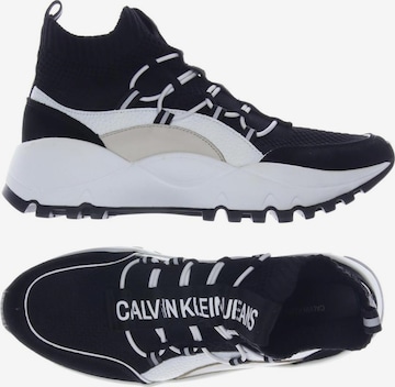 Calvin Klein Jeans Sneaker 38 in Schwarz: predná strana