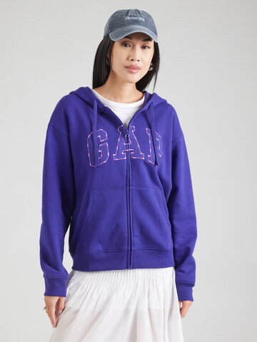 GAP - Casaco em moletão 'HERITAGE' em roxo: frente