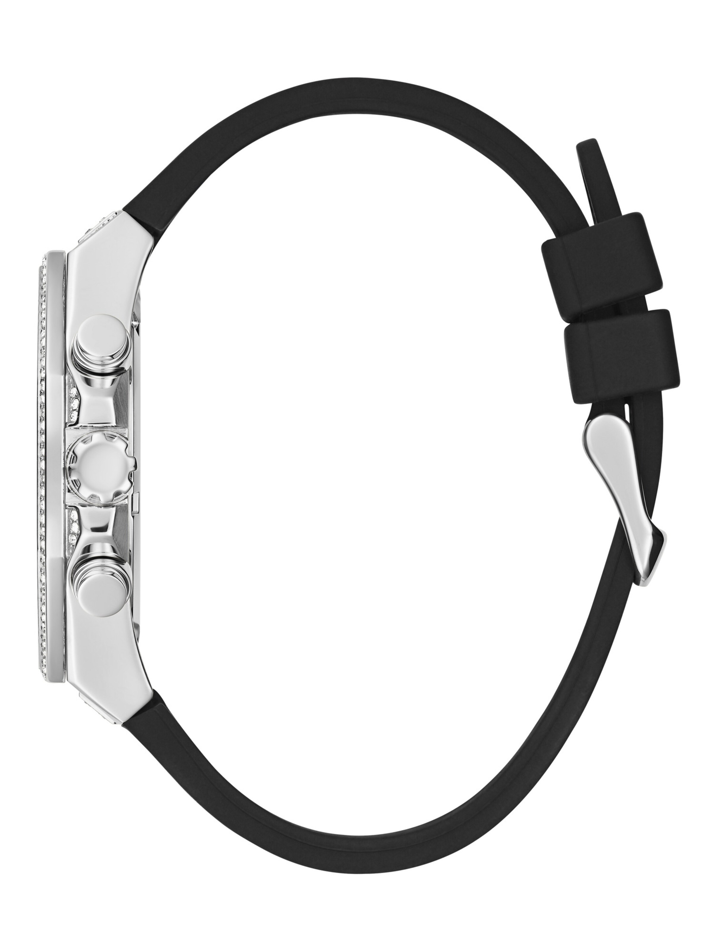 GUESS Analoguhr 'MOMENTUM' in Schwarz