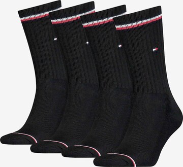 Chaussettes TOMMY HILFIGER en noir : devant