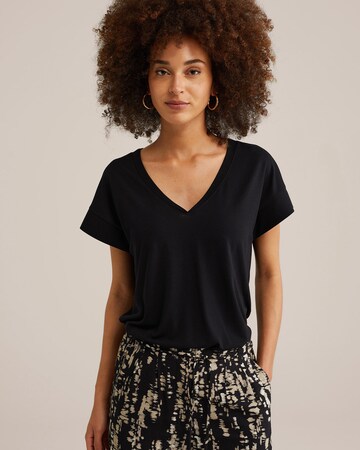 WE Fashion Футболка в Черный: спереди
