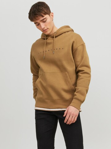 JACK & JONES Sweatshirt 'Star' i brun