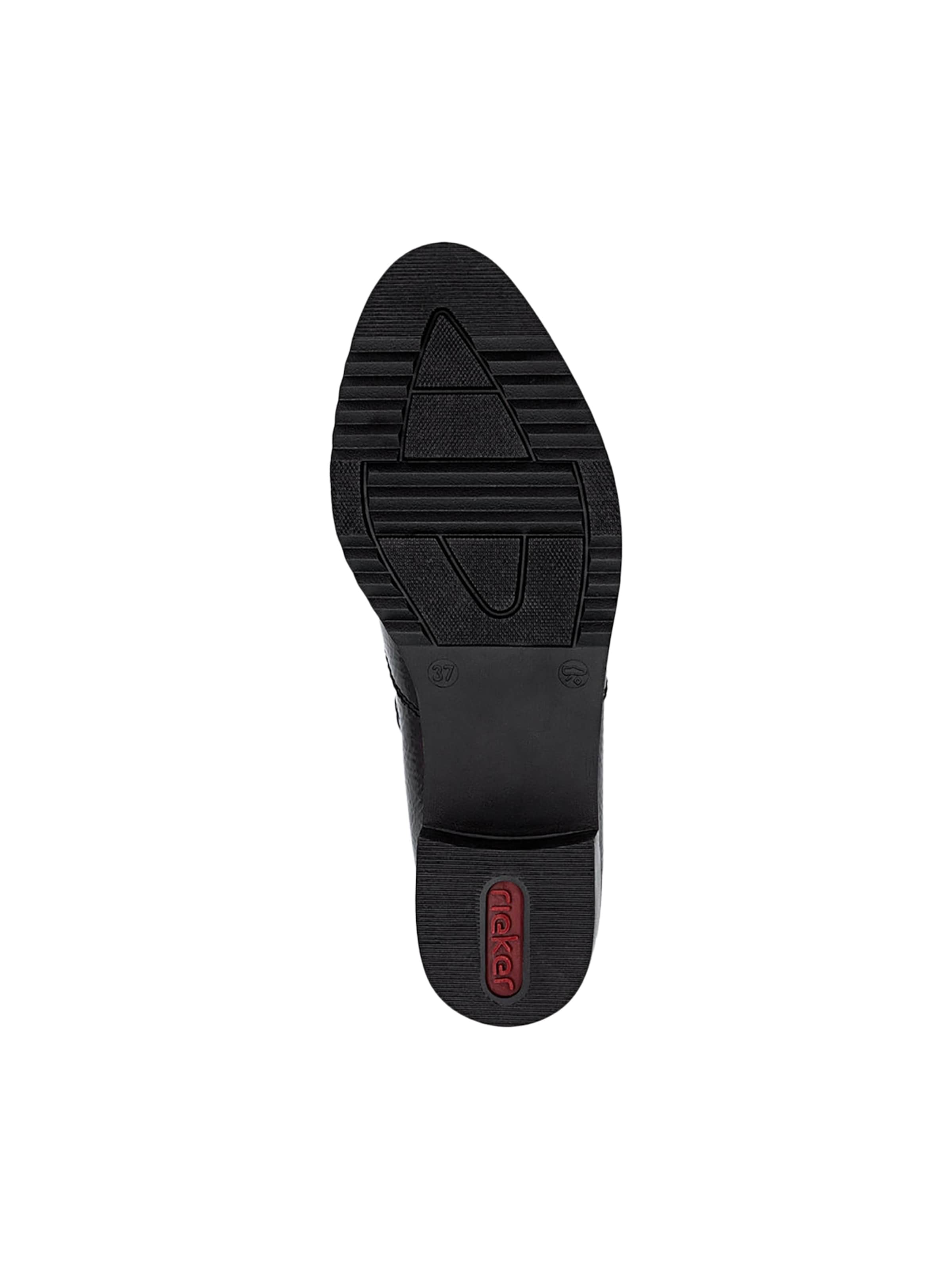 Bottines 'Lagro Zip-Stiefelette' Rieker en rouge