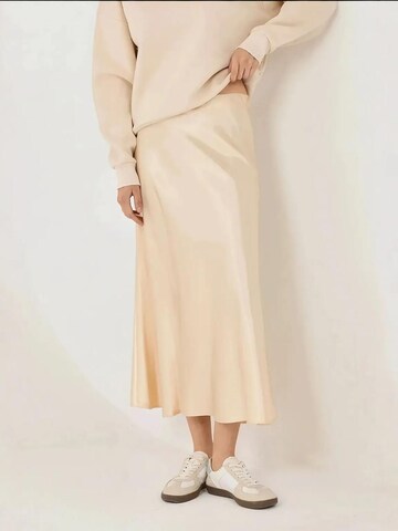 Hiccup Rok in Beige: voorkant