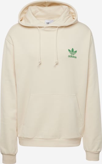 ADIDAS ORIGINALS Sweat-shirt en vert / blanc, Vue avec produit