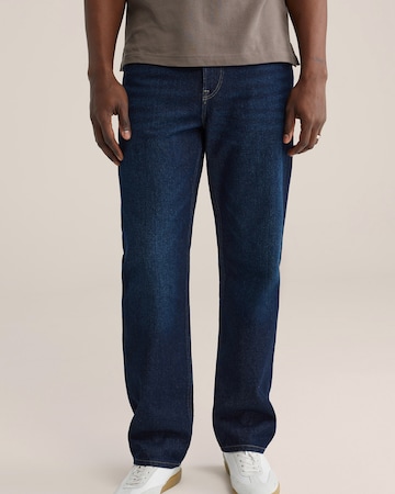 WE Fashion Štandardný strih Džínsy - Modrá: predná strana