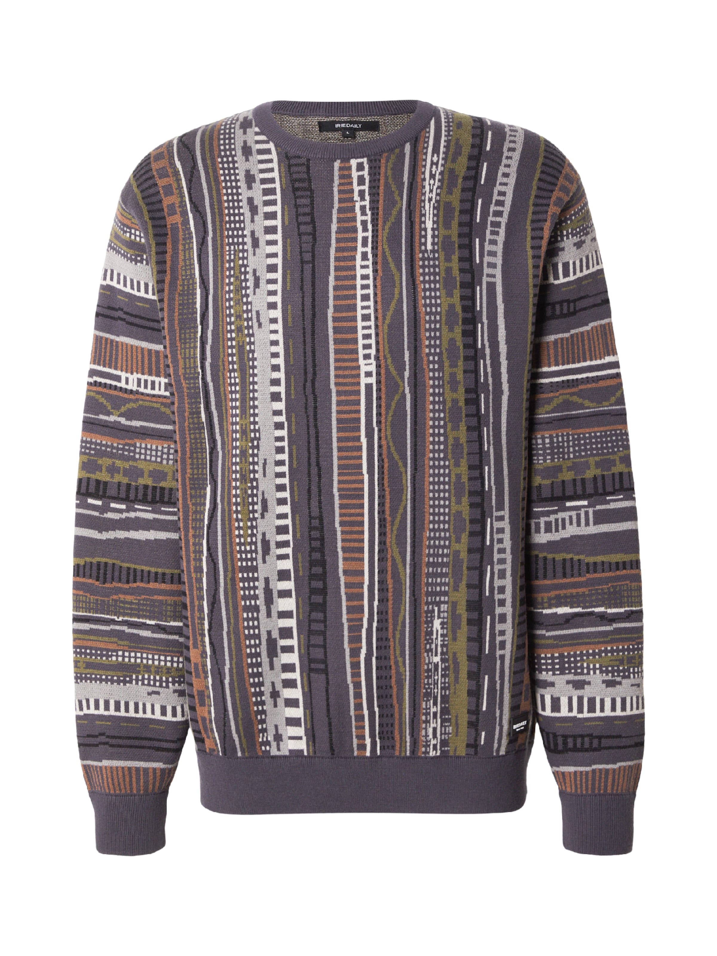 Pull-over 'Theodore' Iriedaily en gris : devant