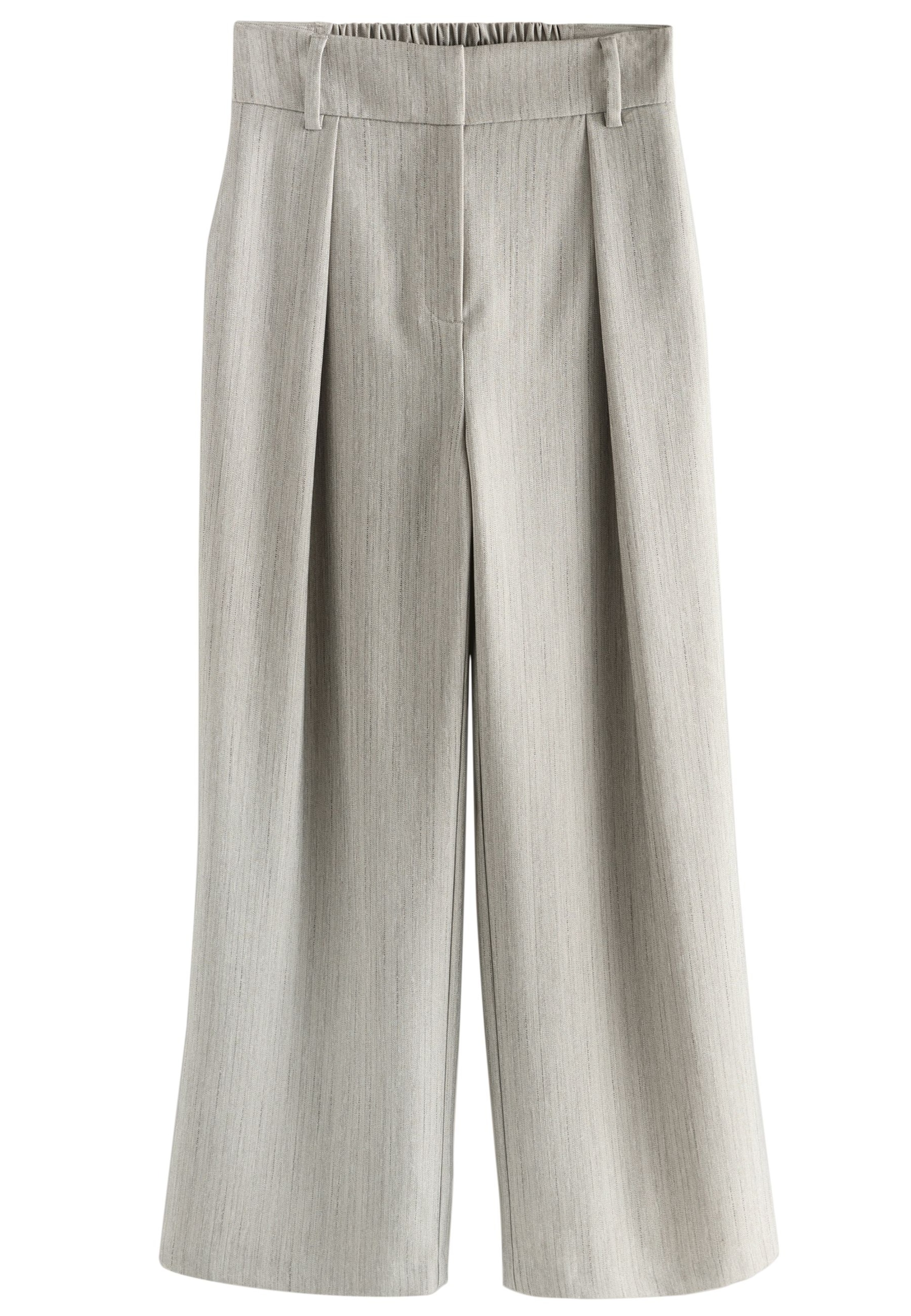 Wide leg Pantaloni con pieghe di Next in grigio: frontale