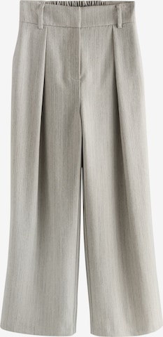 NextWide Leg/ Široke nogavice Hlače s naborima - siva boja: prednji dio