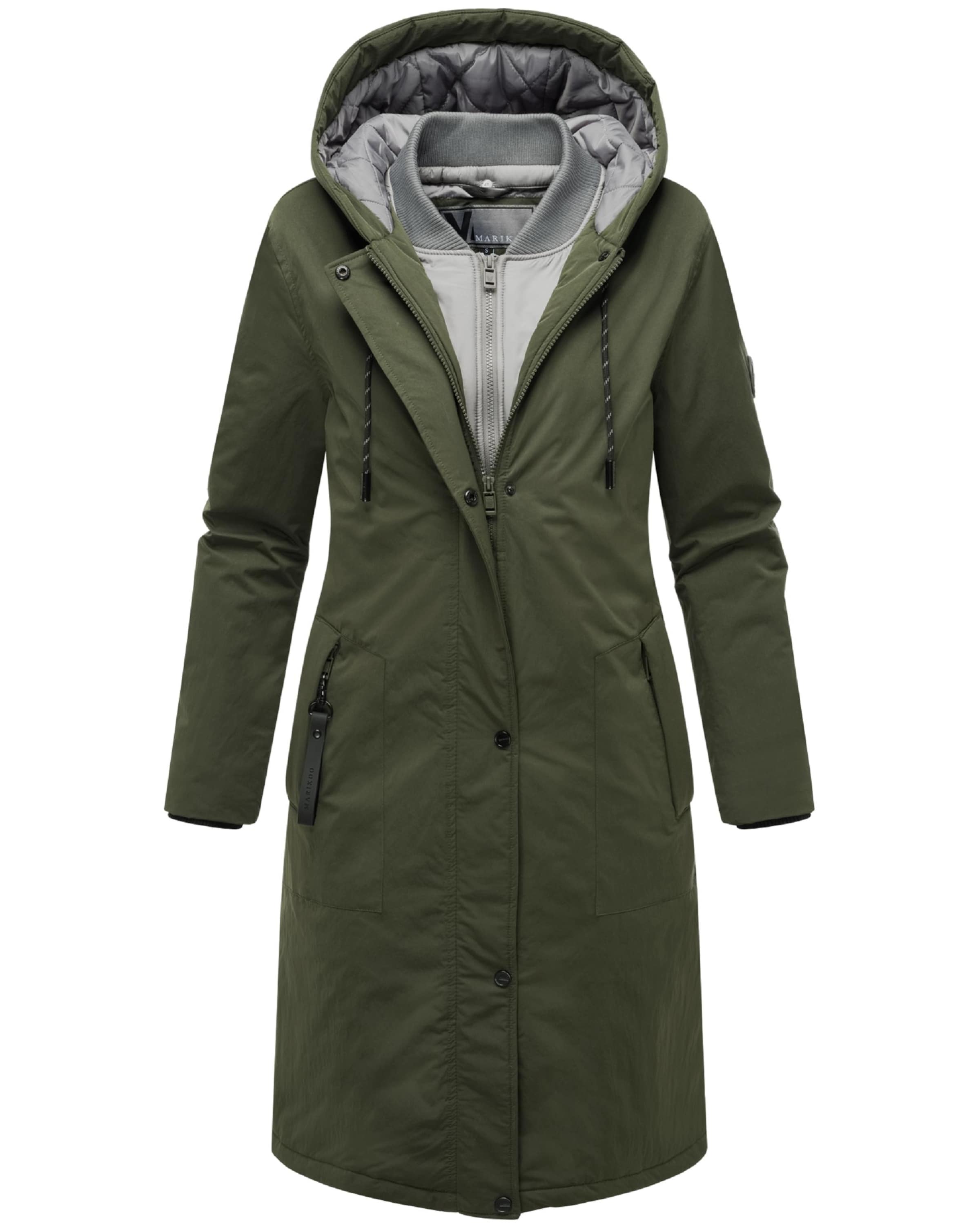MARIKOO Ανοιξιάτικο και φθινοπωρινό παλτό σε πράσινο