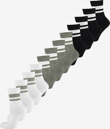 Nur Die Socks ' Fashion Mix ' in Grey: front