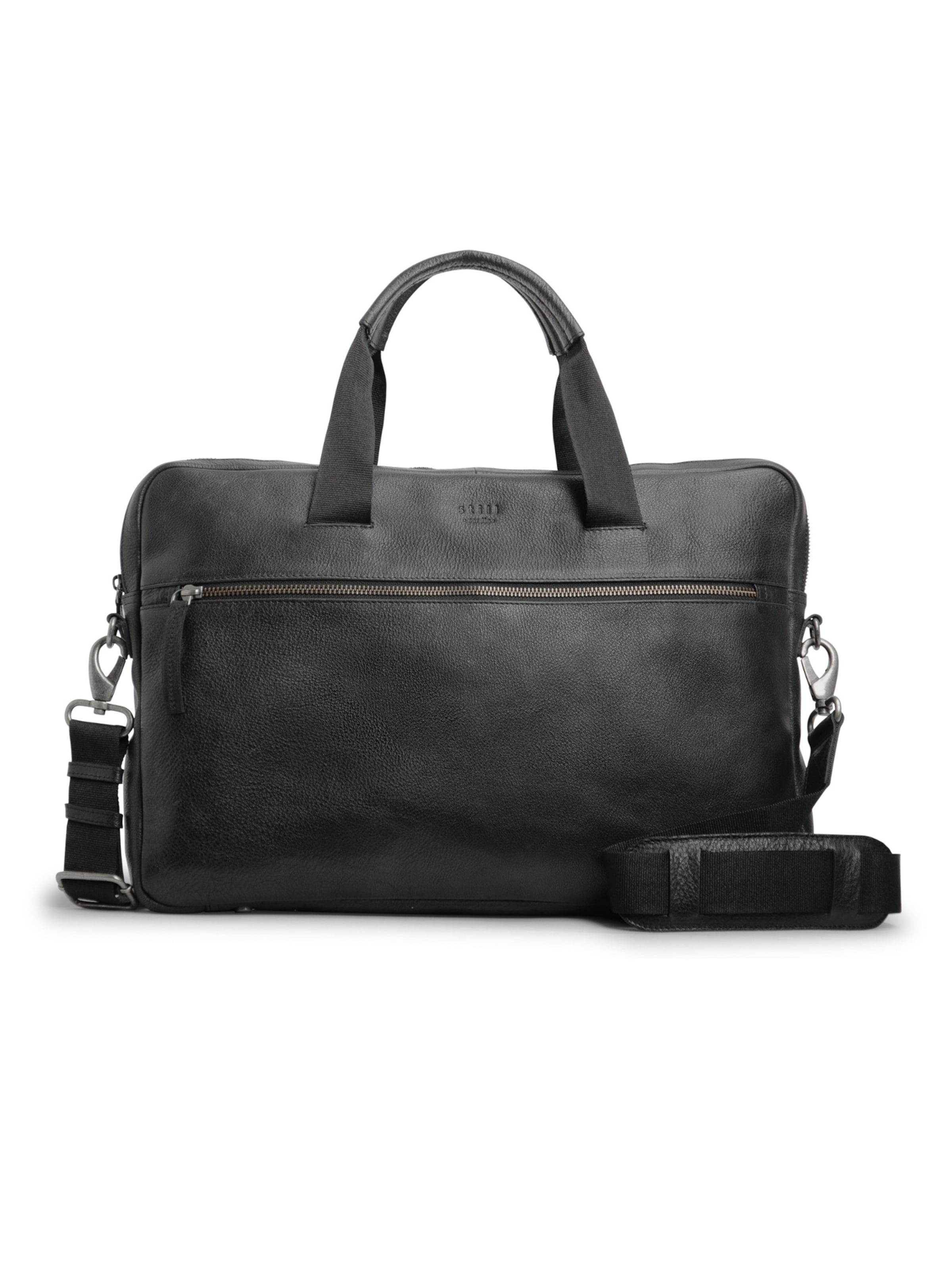 still Nordic Dokumenttaske 'Clean' i sort: forside