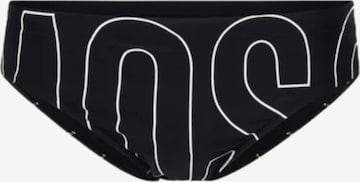 MOSCHINO Swim Trunks 'Swimsuit' in Black: front