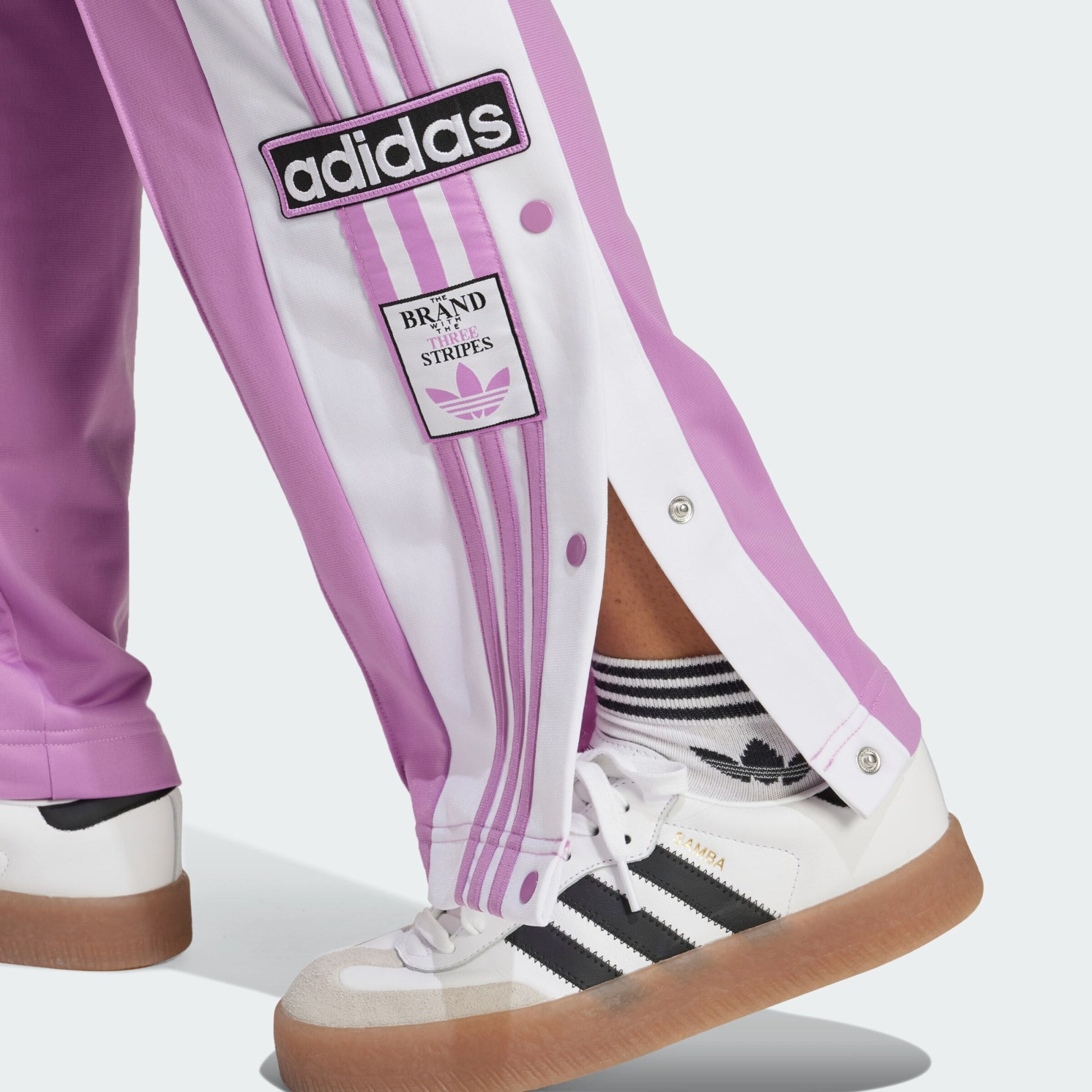 ADIDAS ORIGINALS Loosefit Hose Adibreak in Pflaume ABOUT YOU