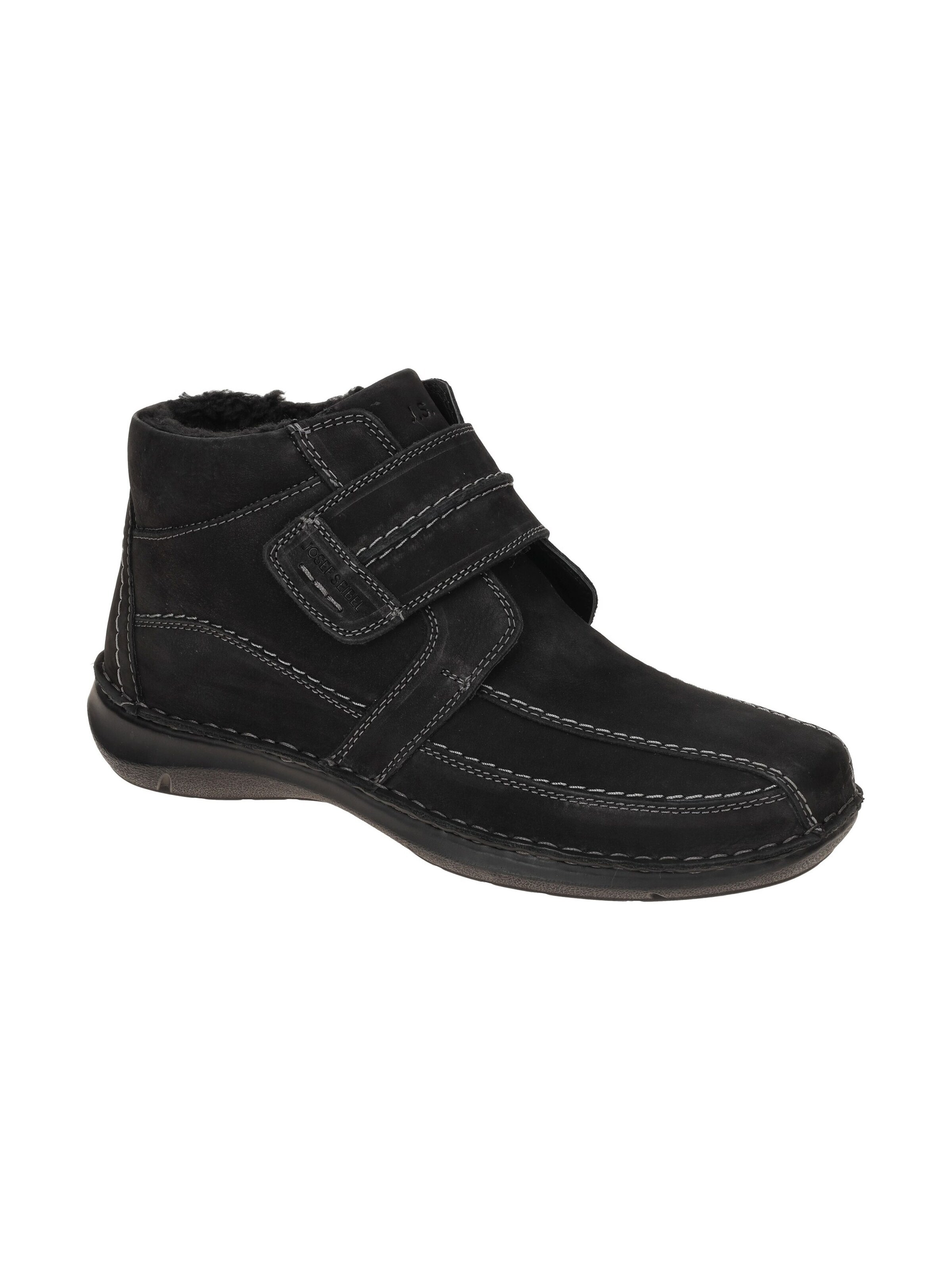 JOSEF SEIBEL Boots 'Josef Seibel New Anvers 95 Winter Stiefel schwarz K-Weite Nubuck' in Black: front