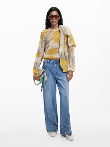 Pulover 'Arty' de la Desigual pe galben