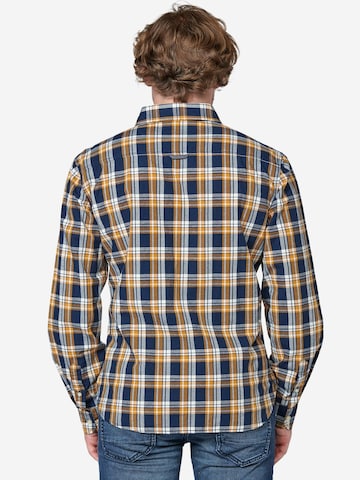 KOROSHI Regular fit Overhemd in Geel