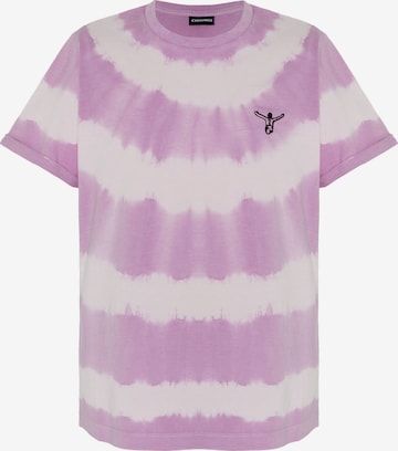 CHIEMSEE Shirt ' mit Batik-Färbung ' in Purple: front