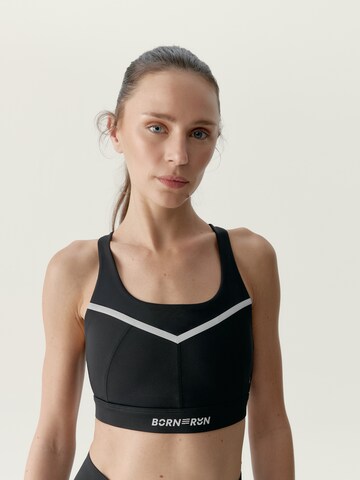 Born Sporttop ' Luna Run ' in Zwart: voorkant