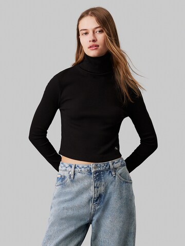 Calvin Klein Jeans Shirt in Black: front