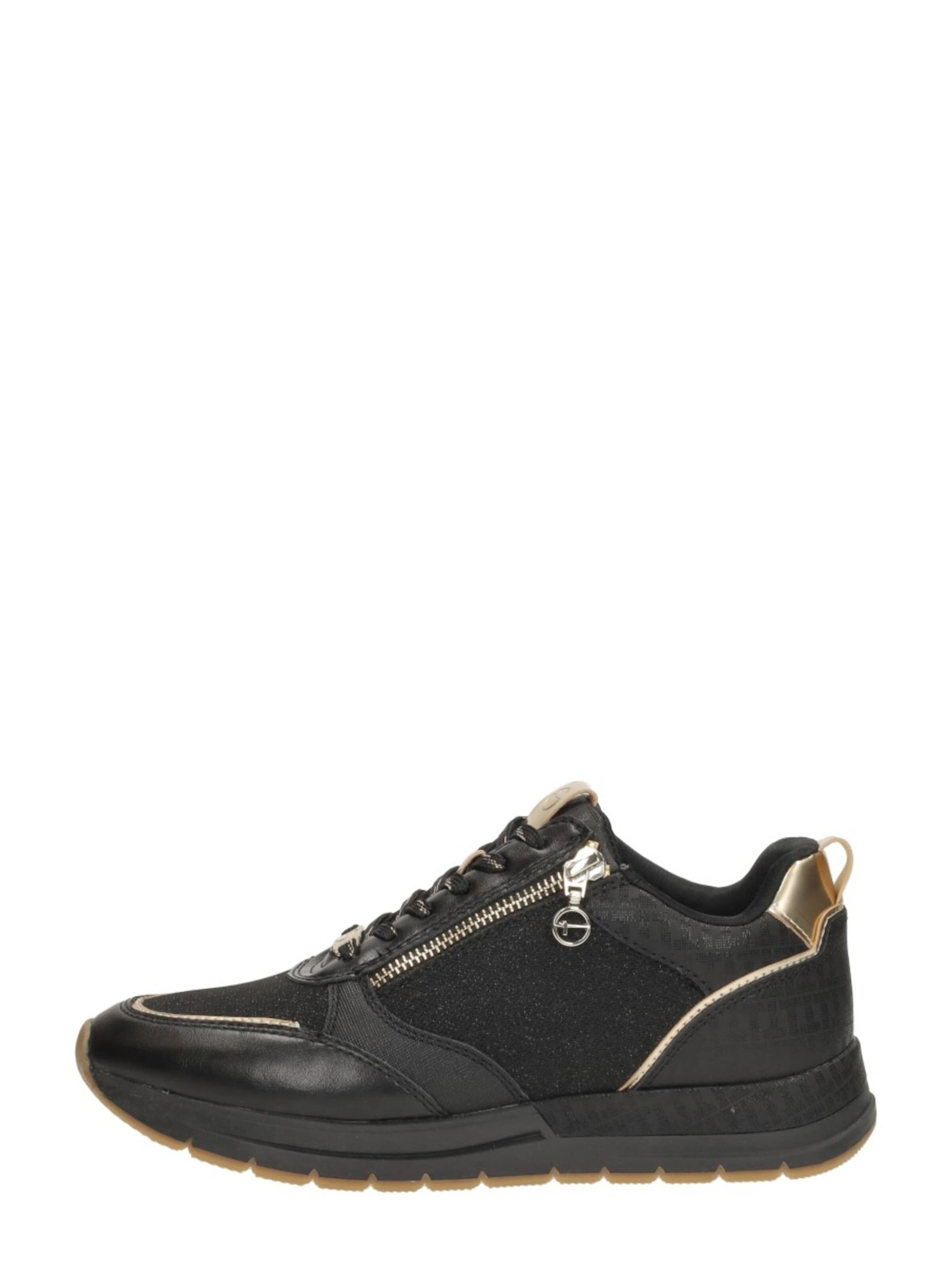 Baskets basses 'Sneakers Laag' Tamaris en noir : devant