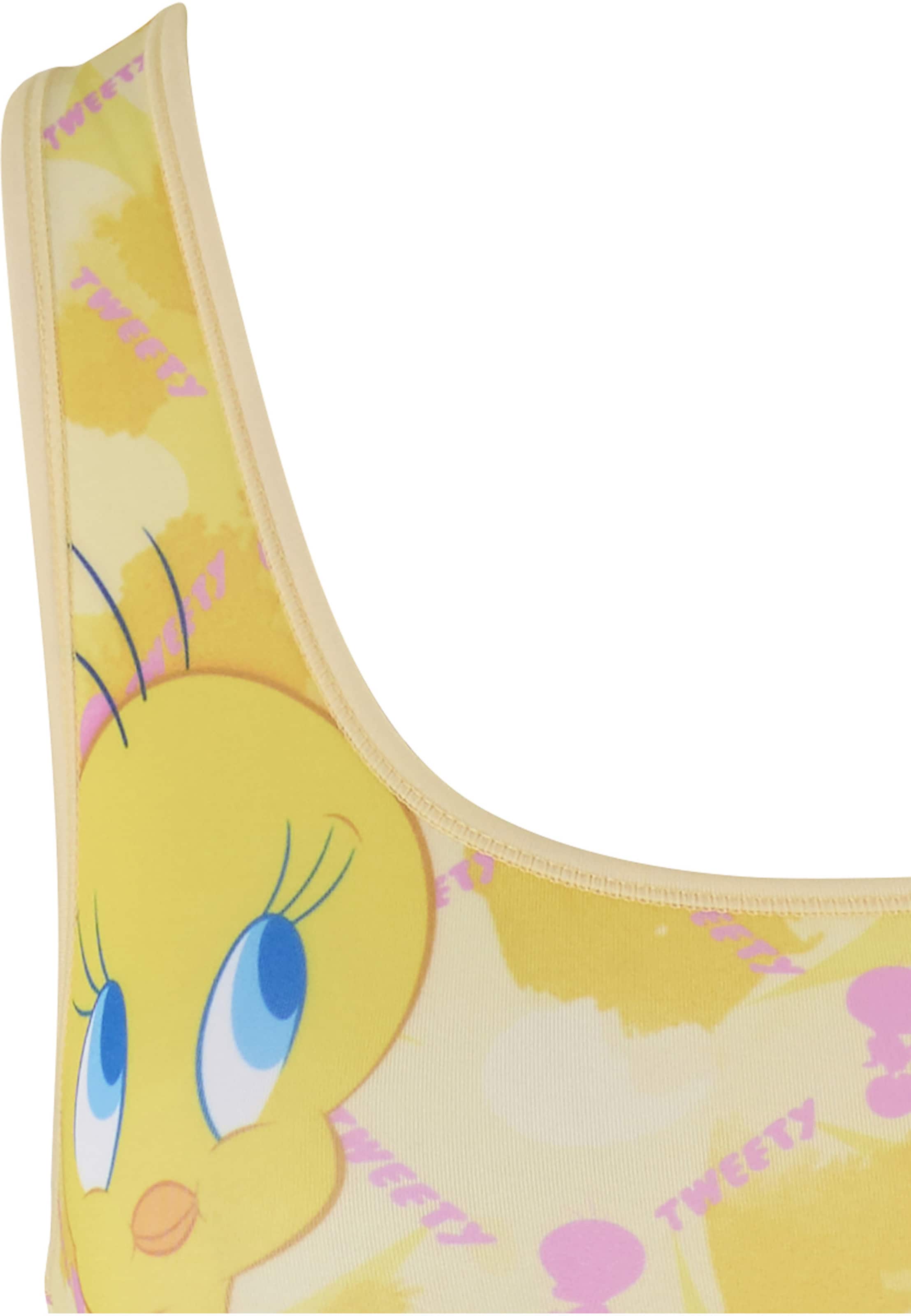 PSD Bustier Sport bh 'Tweety Lux' in Geel