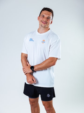 Lifters Oversizeshirt 'Hybrid Club Sport Unisex' in Weiß