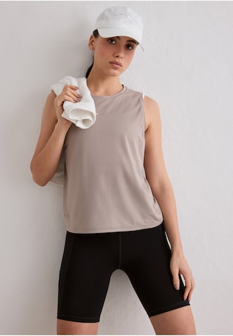 Haut de sport Aim'n en marron : devant
