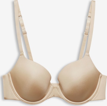 ESPRIT T-shirt Bra in Beige: front