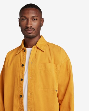 G-Star RAW Regular fit Button Up Shirt in Yellow