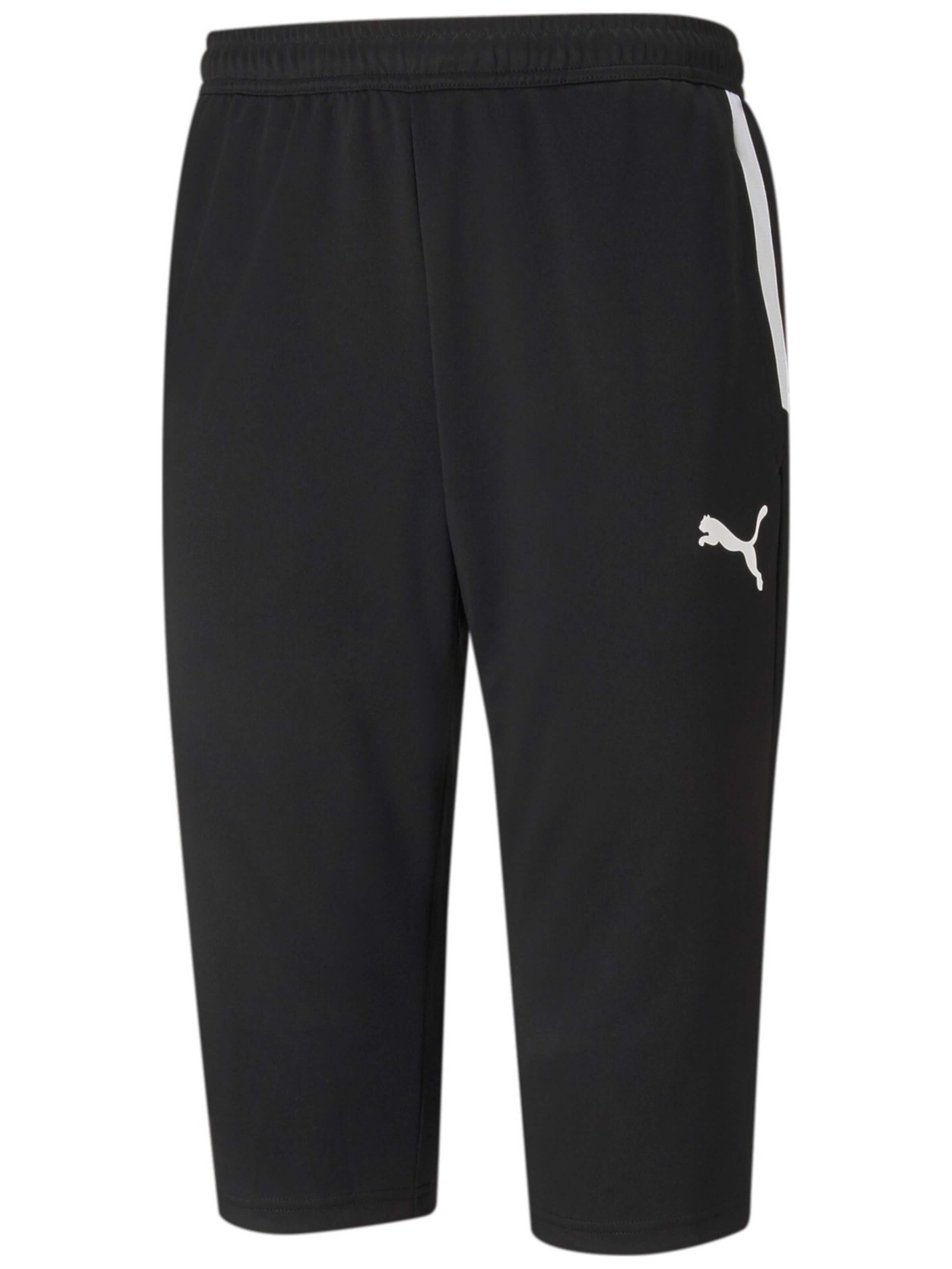 regular Pantaloni sportivi 'Puma Teamliga Training 34 Pants' di PUMA in nero: frontale