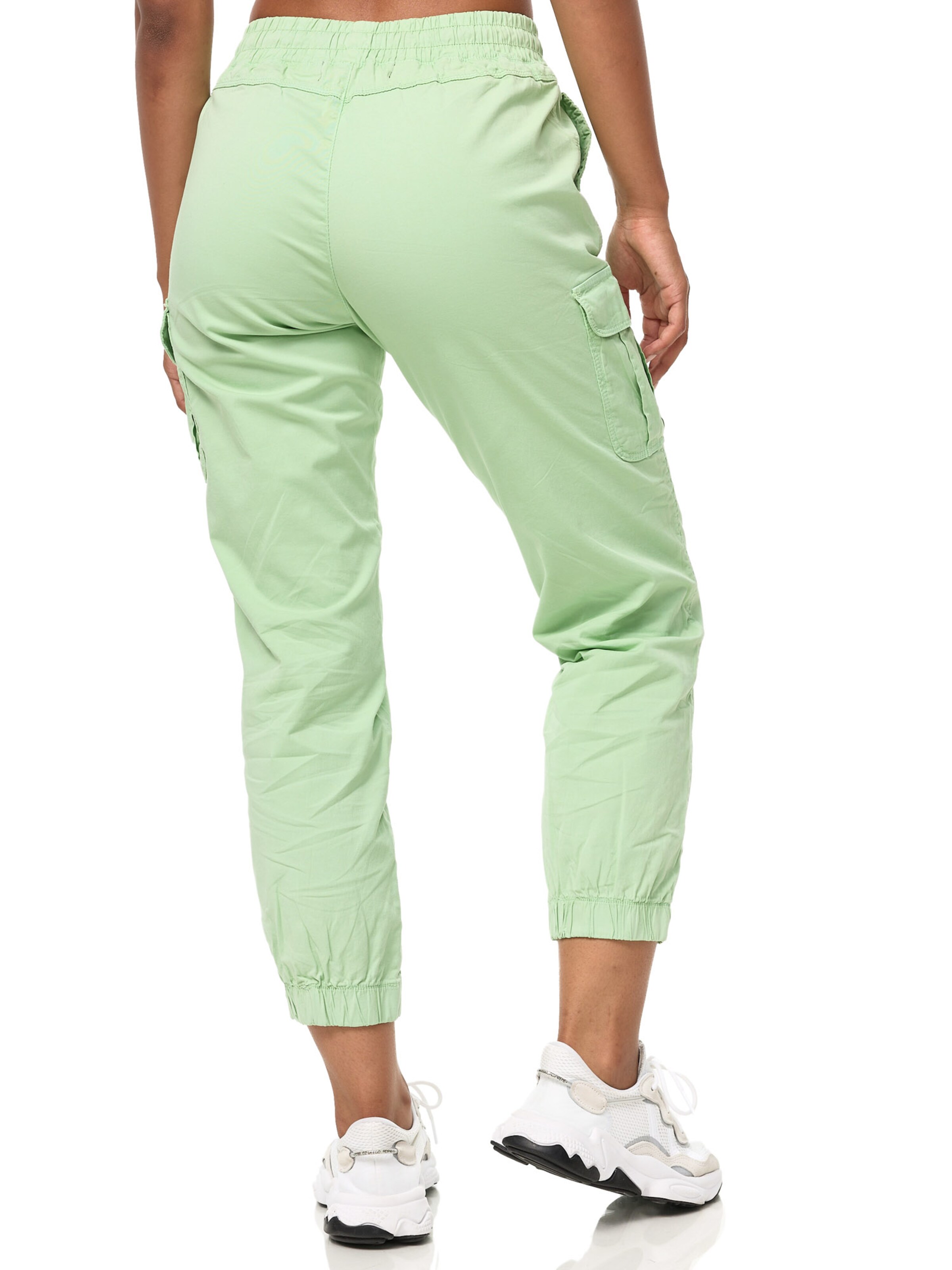 Tazzio - Tapered Pantalón cargo 'F600' en verde