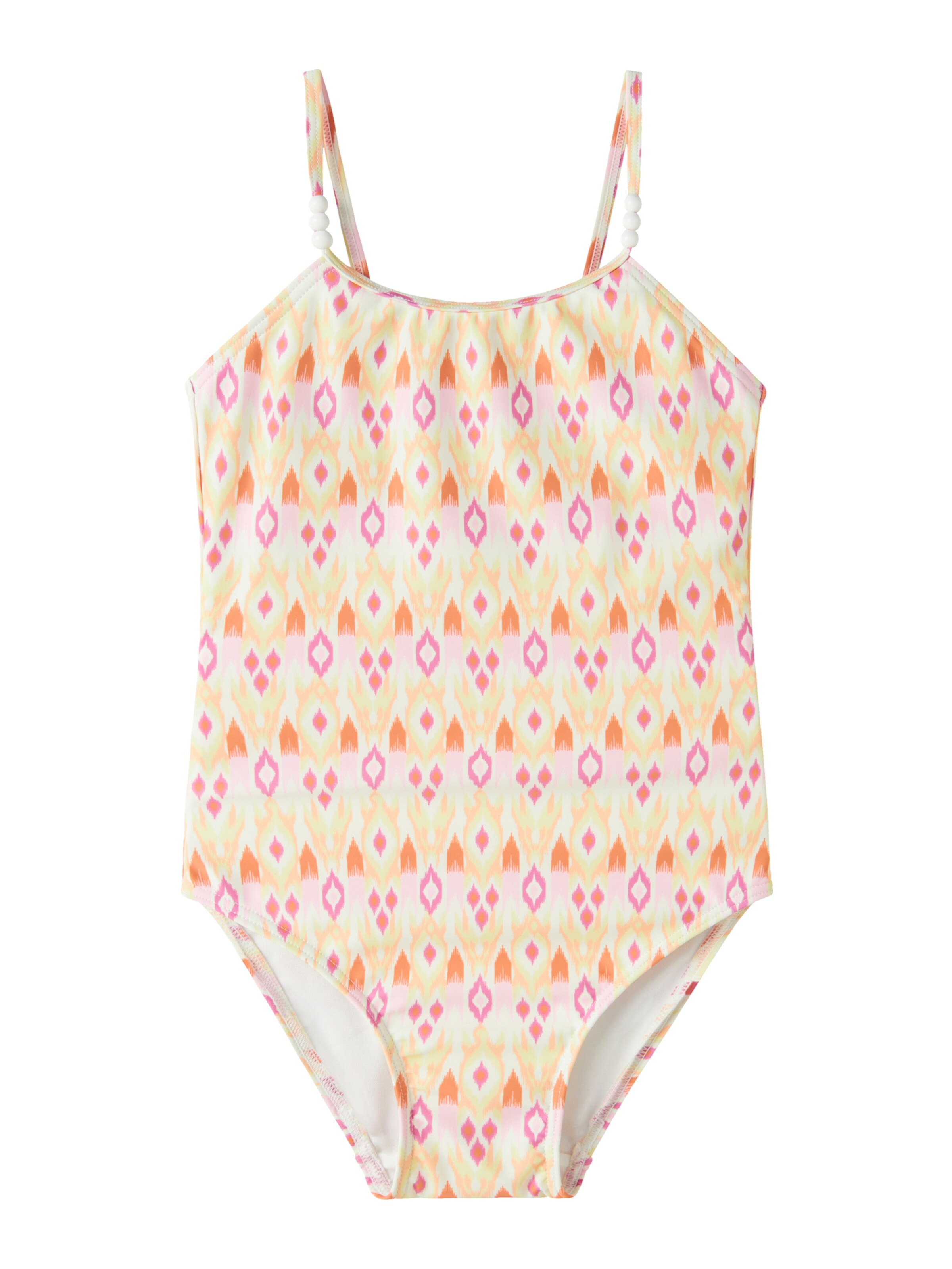 NAME IT Badpak 'NKFZIZZA' in Oranje: voorkant