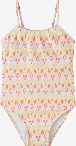 NAME IT Badpak 'NKFZIZZA' in Oranje: voorkant
