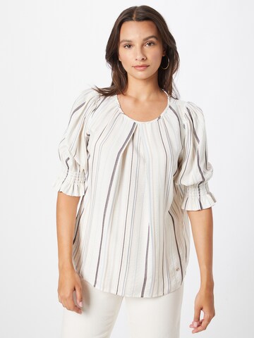 MOS MOSH Blouse in Blue: front