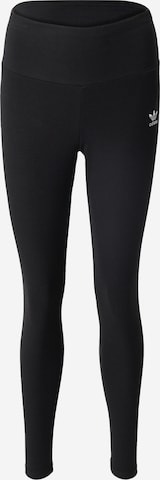 ADIDAS ORIGINALS Skinny Leggings 'Essentials' in Zwart: voorkant