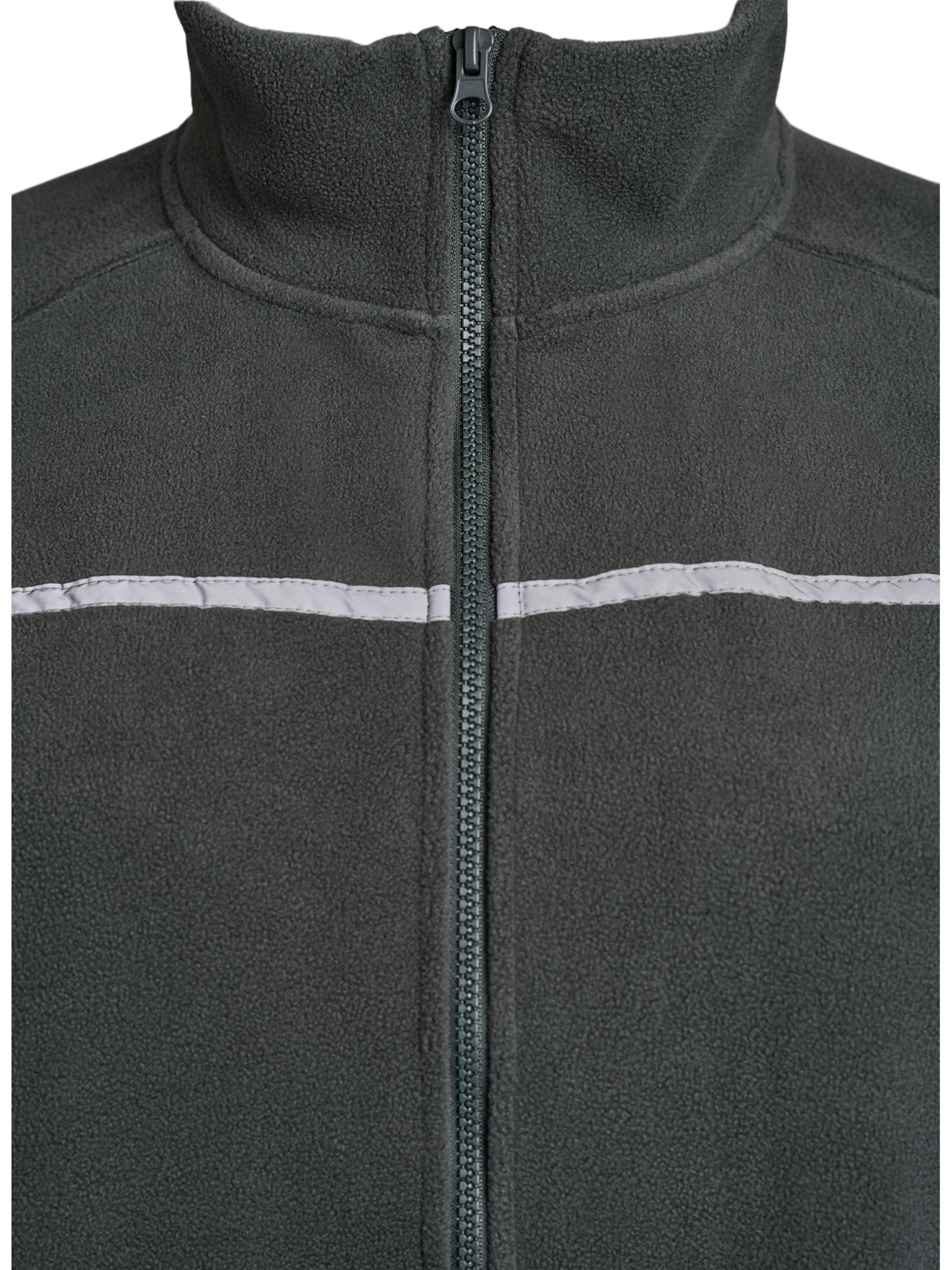 Jachetă  fleece 'Aodi' de la Active by Zizzi pe gri